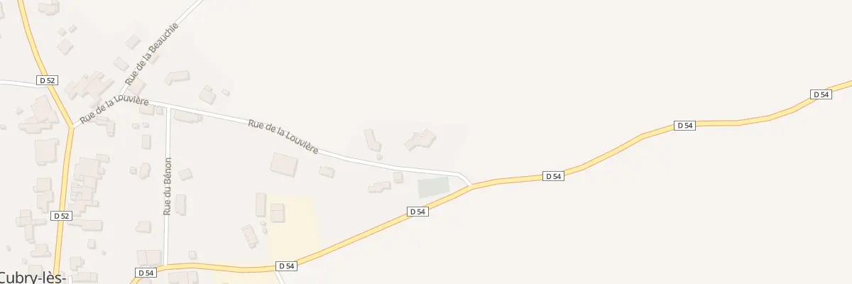 Plan du 15 Rue de la Louvière à Cubry-lès-Faverney
