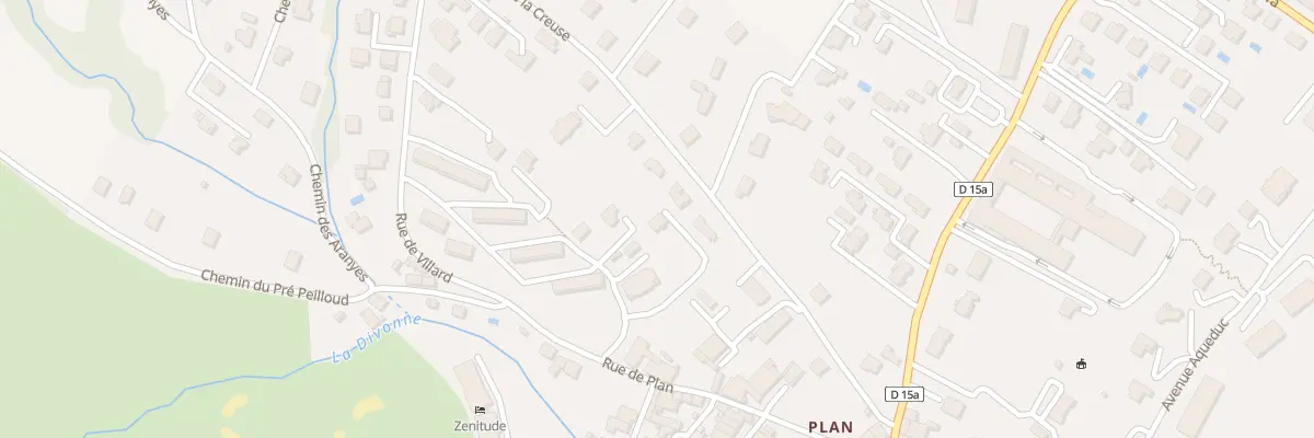 Plan du 210 Rue de Plan à Divonne-les-Bains