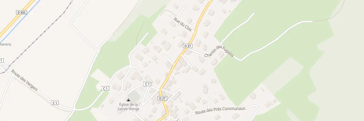 Plan du 98 Rte Sous la Roche à Rotherens
