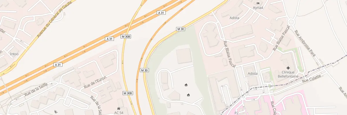 Plan du 3 Av du Rhin à Maxéville