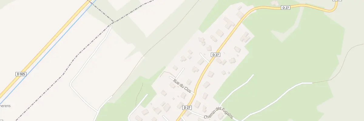 Plan du 107 Rue du Clos à Rotherens