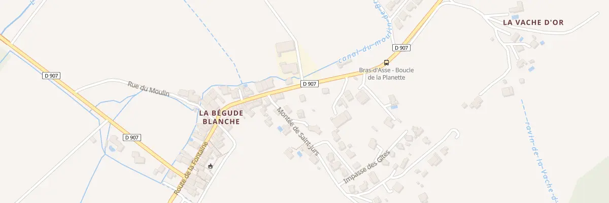 Plan du 45 Rte de la Fontaine à Bras-d’Asse