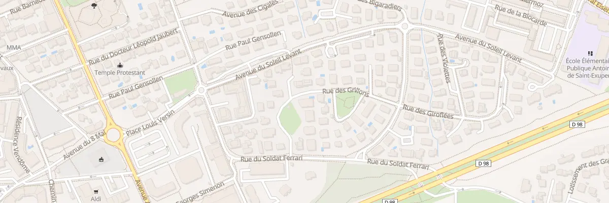Plan du 53 Rue du Soldat Ferrari à Hyères