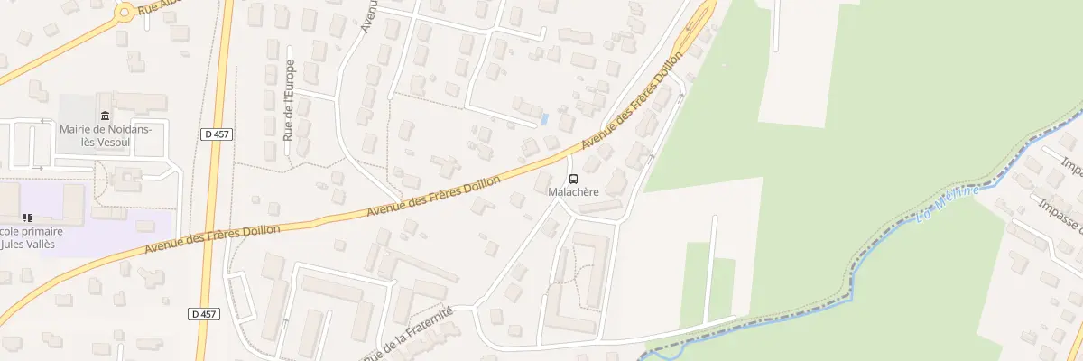 Plan du 20 Av des Frères Doillon à Noidans-lès-Vesoul