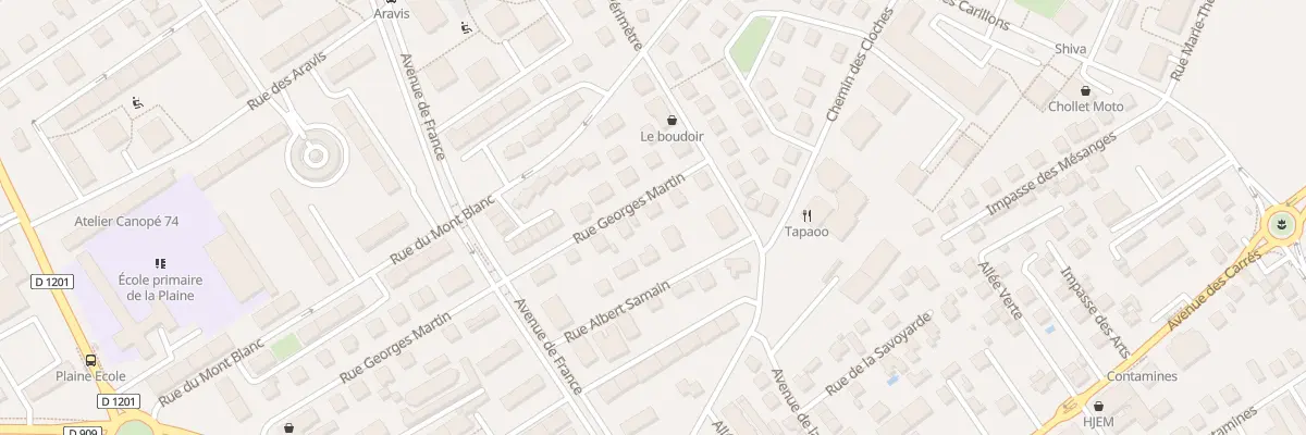 Plan du 28 Rue Georges Martin à Annecy