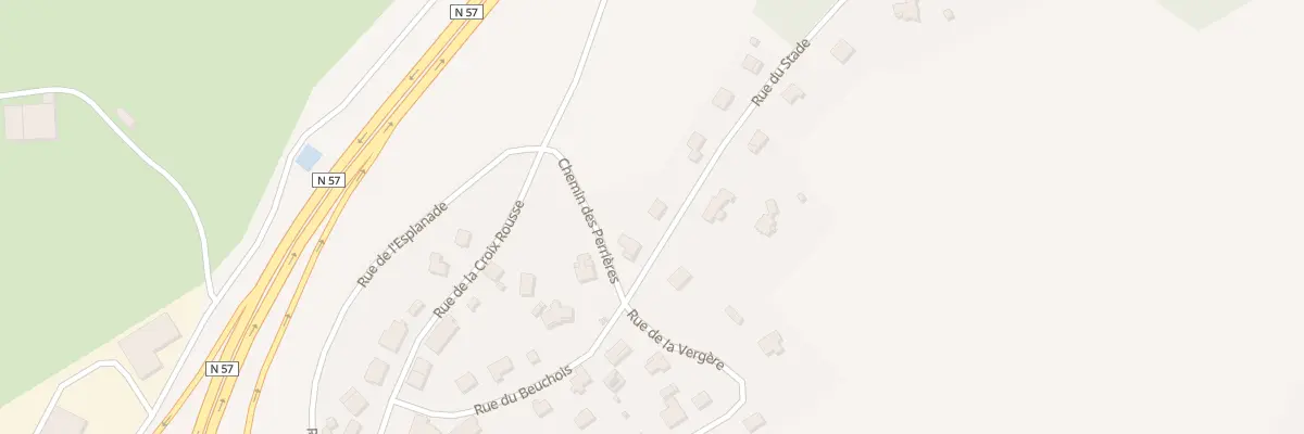 Plan du 3 Rue du Stade à Vellefaux