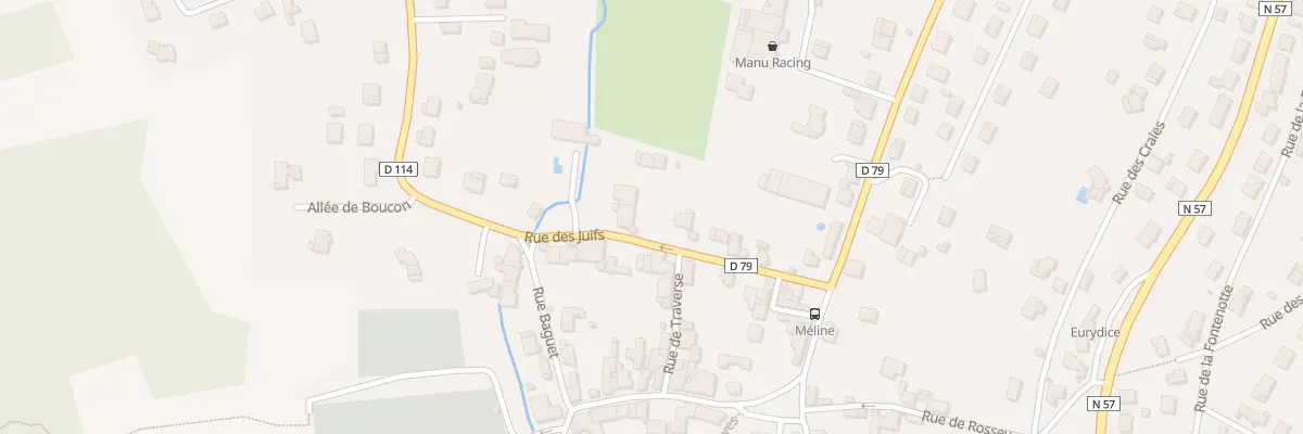 Plan du 14 Rue des Juifs à Échenoz-la-Méline