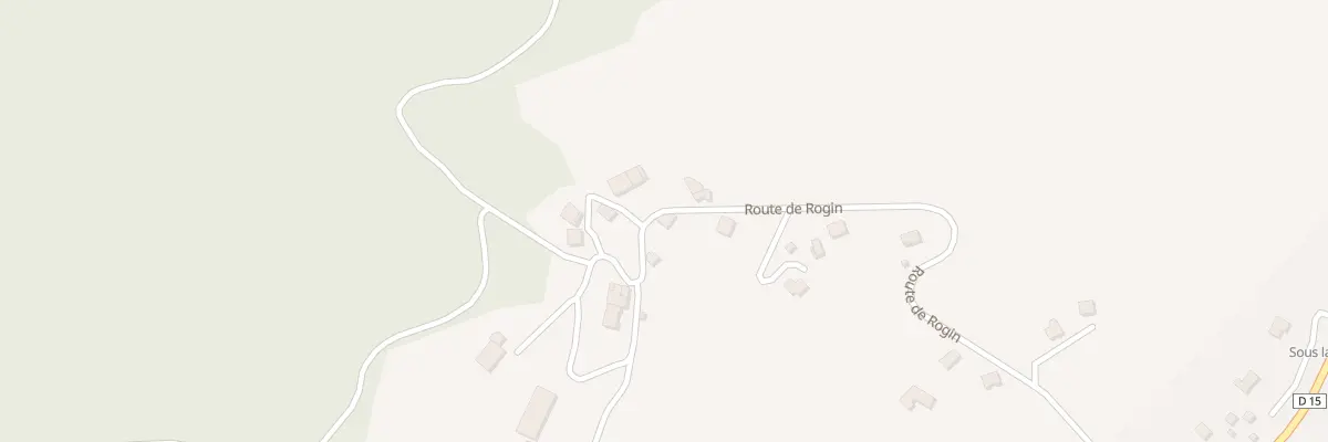 Plan du 525 Rte de Rogin à Vovray-en-Bornes