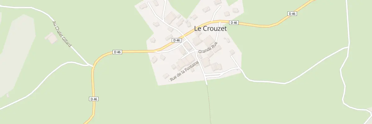 Plan du 7 Rue de la Fontaine au Crouzet