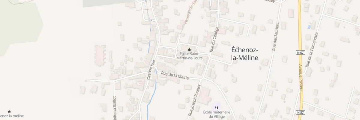 Plan du 8 Rue de la Charite à Échenoz-la-Méline