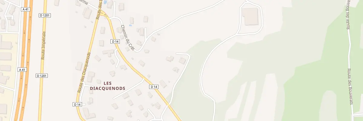 Plan du 3372 Rte de Fretallaz à Fillière
