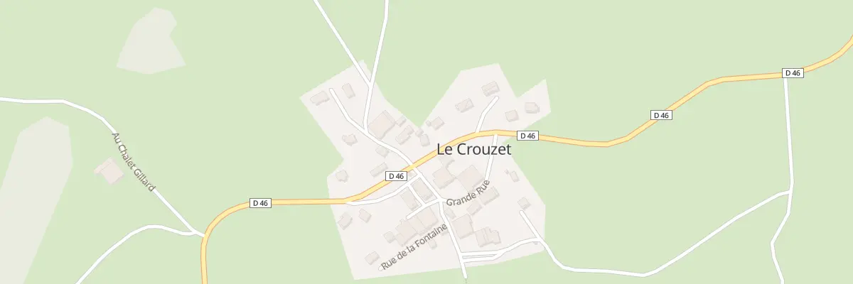 Plan du 15 Rte des Combes Derniers au Crouzet