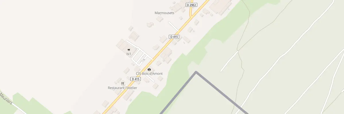 Plan du 2020 Rue de Franche-Comté à Bois-d’Amont