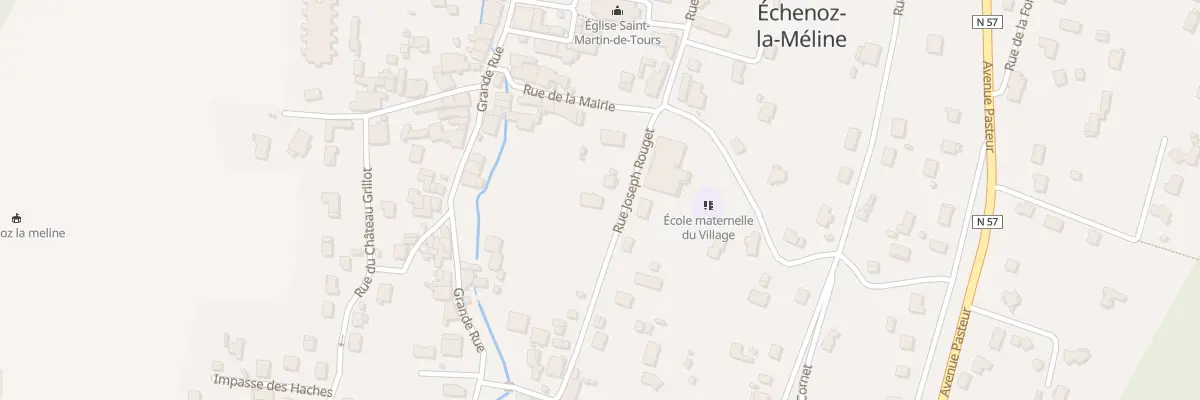 Plan du 4 Rue Joseph Rouget à Échenoz-la-Méline