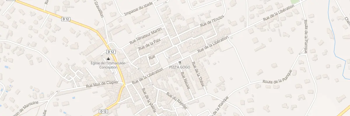Plan du 495 Rue de la Libération à Puget-Ville