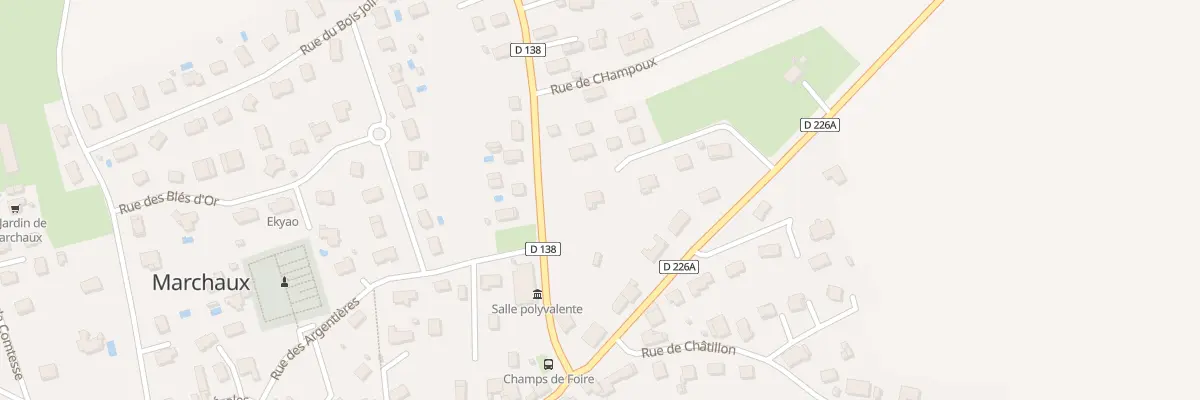 Plan du 7 Dom de Champoux à Marchaux-Chaudefontaine