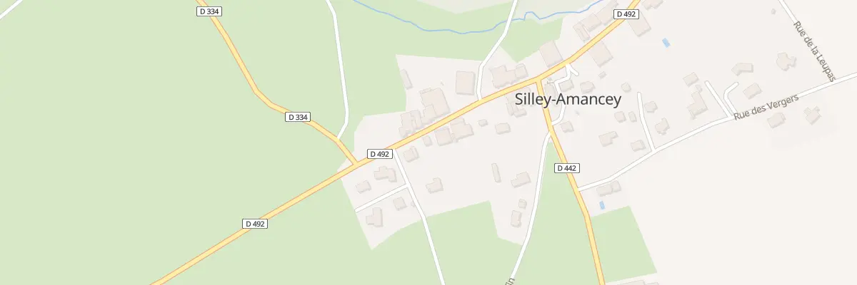 Plan du 4 Grande Rue à Silley-Amancey