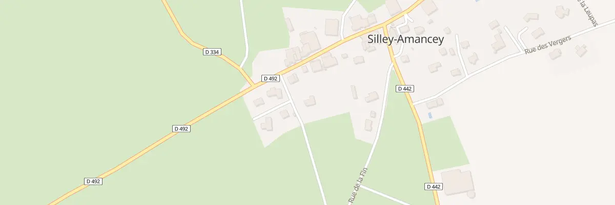 Plan du 1 Rue En Chaud à Silley-Amancey