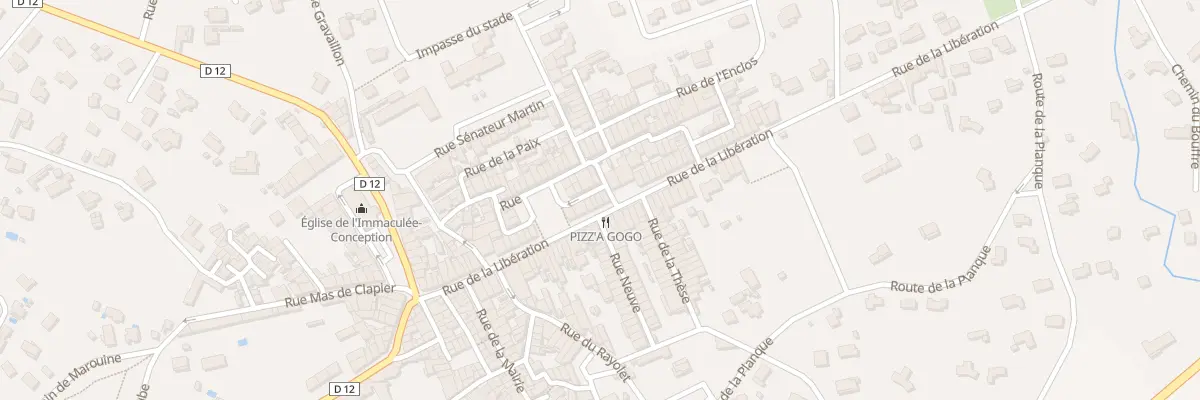 Plan du 505 Rue de la Libération à Puget-Ville