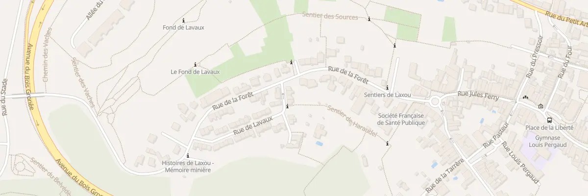 Plan du 5 Rue de Lavaux à Laxou
