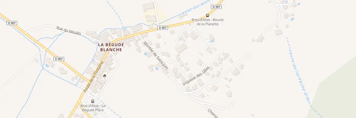 Plan du 1 Tra du Ferrage à Bras-d’Asse