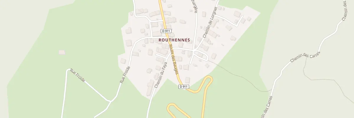 Plan du 1484 Rte des Bauges à Sainte-Reine