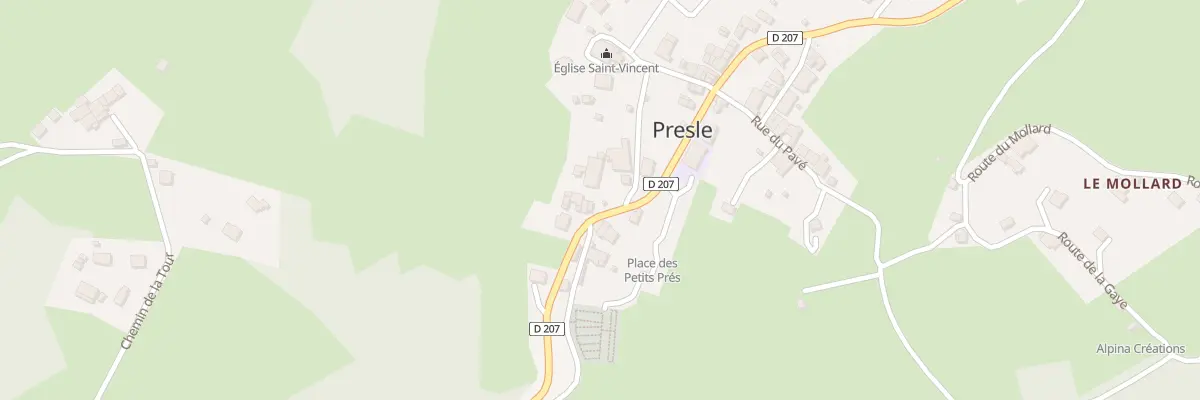 Plan du 5051 Le Leat à Presle
