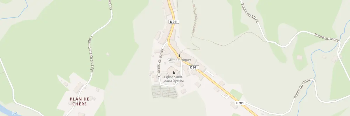 Plan du 45 Pl du Vieux Bourg au Châtelard