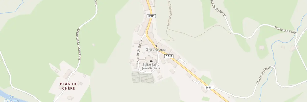 Plan du 33 Pl du Vieux Bourg au Châtelard