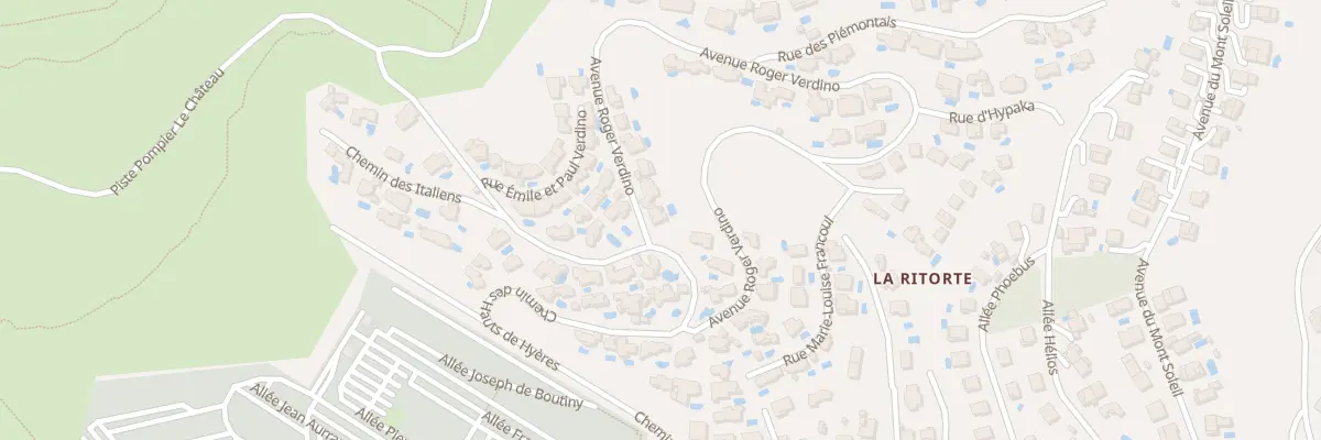 Plan du 2 Rue Roger Verdino à Hyères