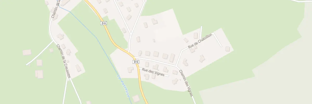 Plan du 6 Rue de Chatoillon à Breurey-lès-Faverney