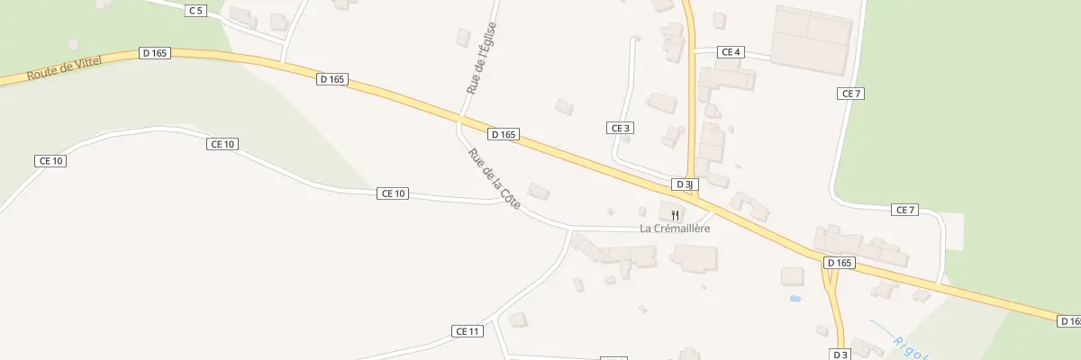 Plan du 150 Rue de la Côte à Bainville-aux-Saules