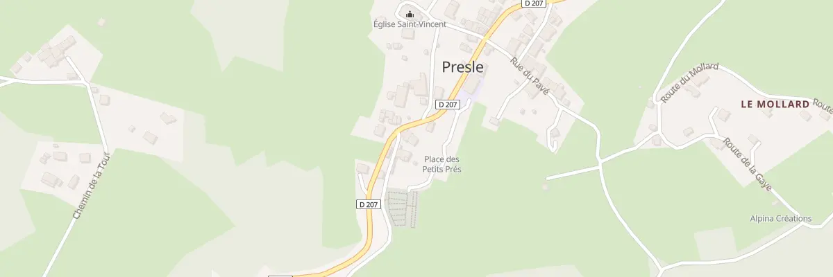 Plan du 5046 Le Leat à Presle