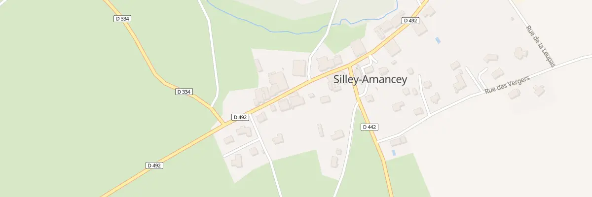 Plan du 8 Grande Rue à Silley-Amancey