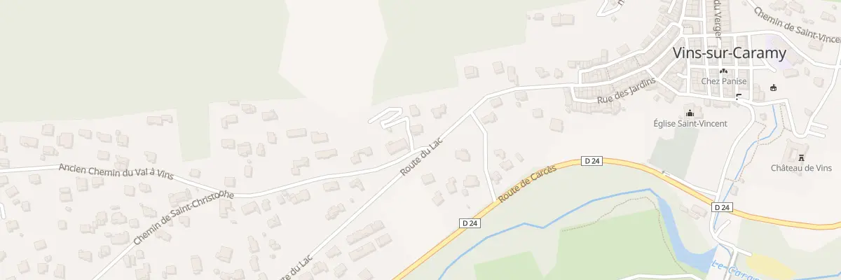 Plan du 4 Le Cros de Pascal à Vins-sur-Caramy