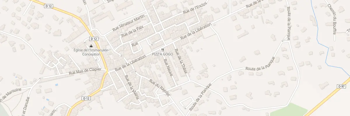 Plan du 40 Rue de la Thèse à Puget-Ville