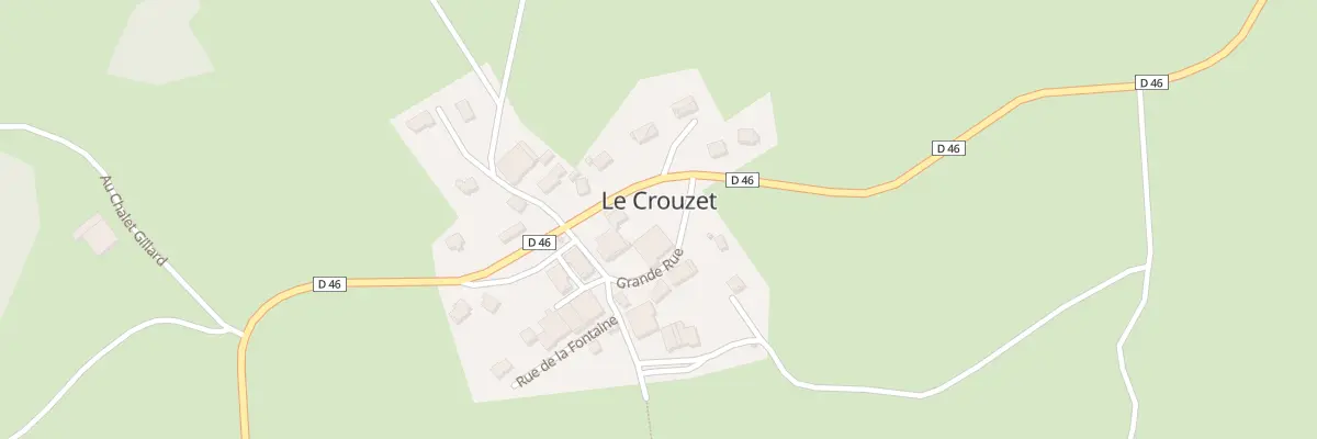 Plan du 14 Grande Rue au Crouzet