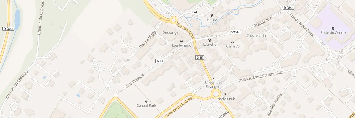 Plan du 57 Rue Voltaire à Divonne-les-Bains