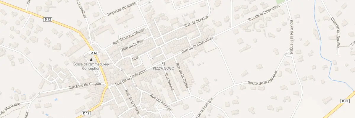 Plan du 540 Rue de la Libération à Puget-Ville