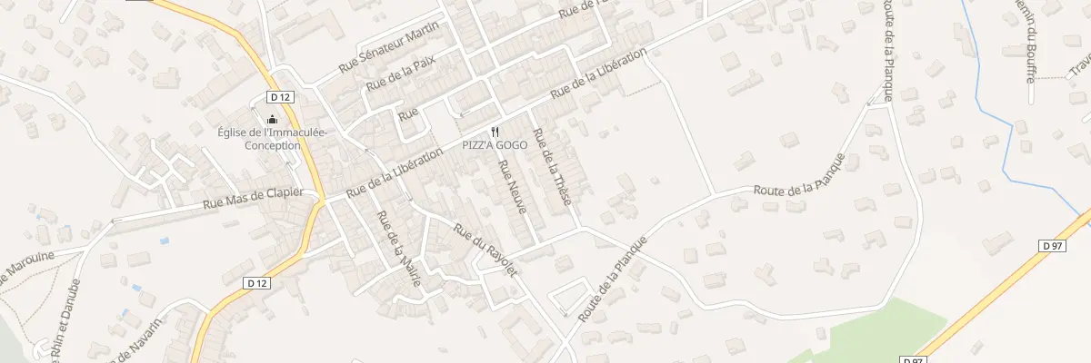 Plan du 64 Rue de la Thèse à Puget-Ville