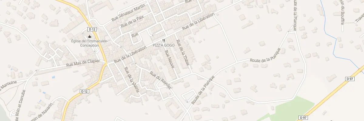 Plan du 76 Rue de la Thèse à Puget-Ville