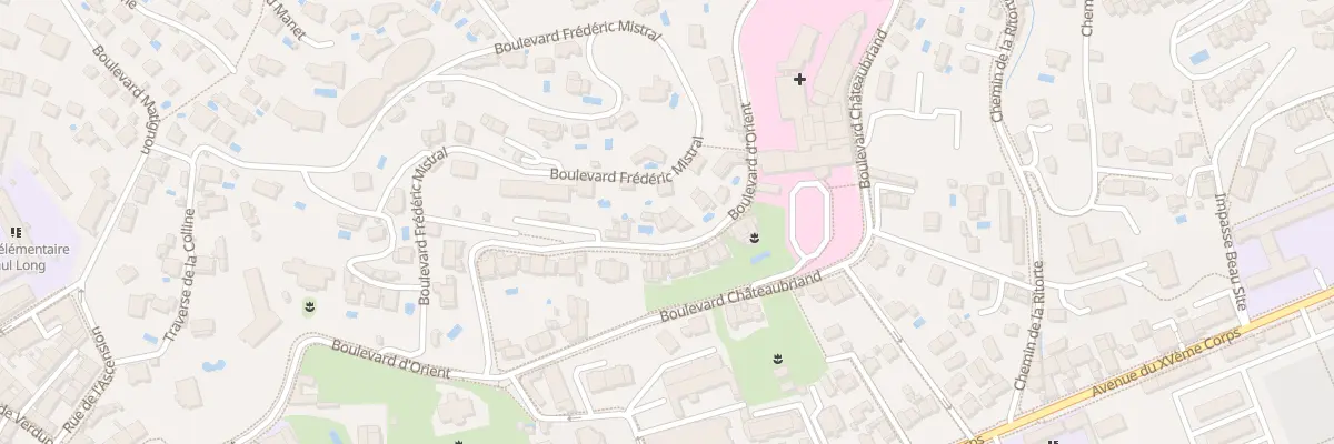 Plan du 31 Bd d’Orient à Hyères