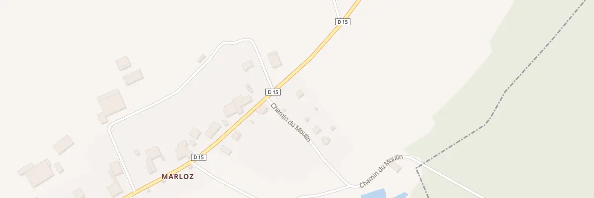 Plan du 1 Che du Moulin à Cirey