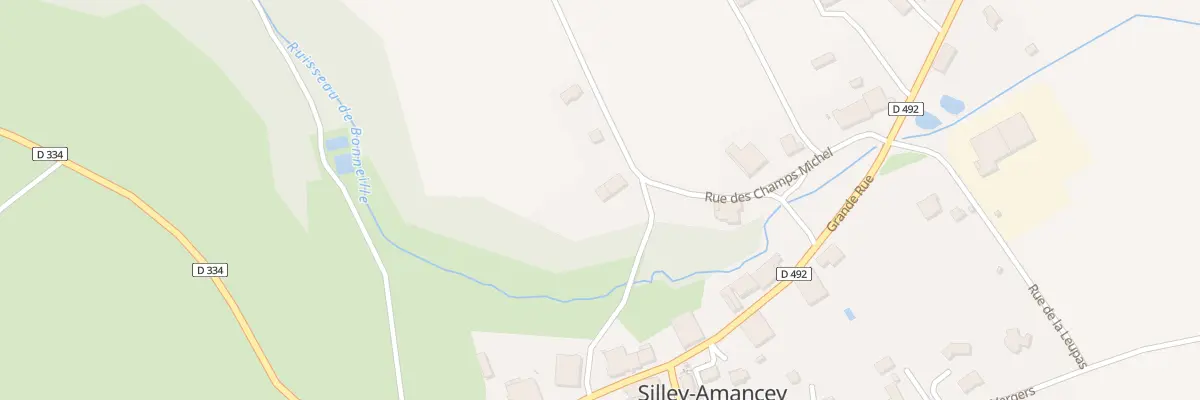 Plan du 5025 Sur Veaux à Silley-Amancey
