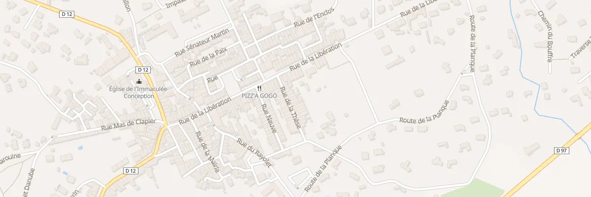 Plan du 45 Rue de la Thèse à Puget-Ville
