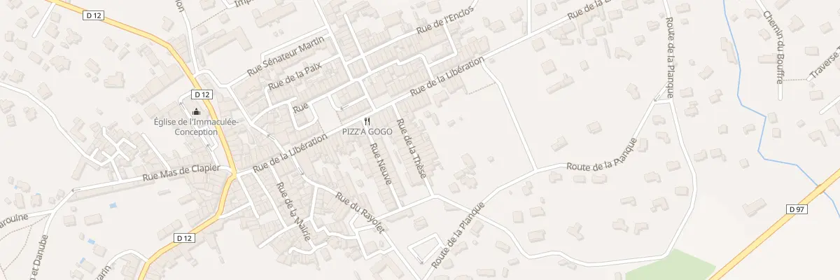 Plan du 51 Rue de la Thèse à Puget-Ville