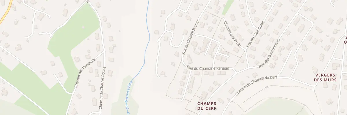 Plan du 23 Che du Pré Burtin à Ornans