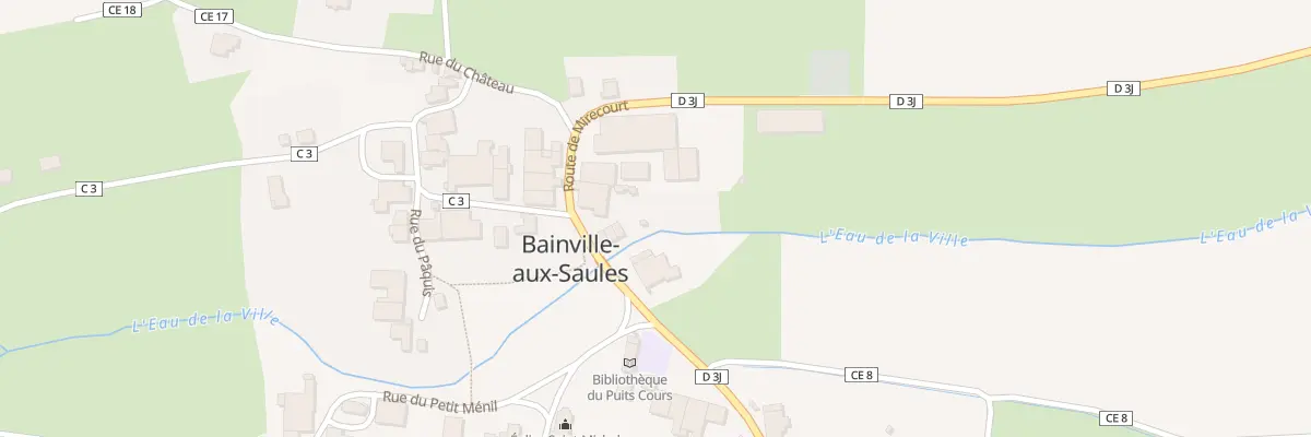 Plan du 58 Rte de Mirecourt à Bainville-aux-Saules