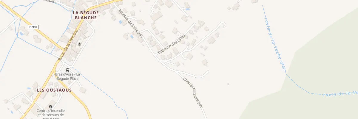 Plan du 2 Che de la Ginestière à Bras-d’Asse