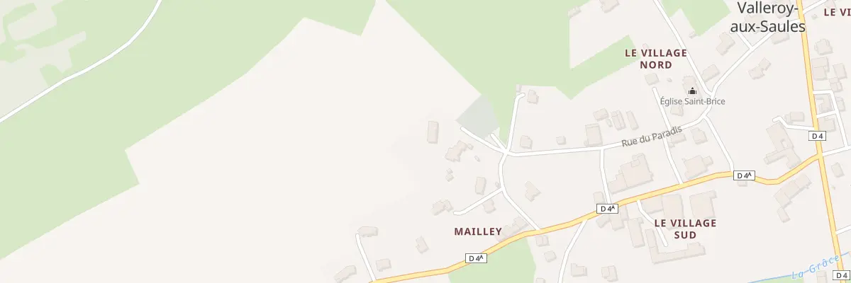Plan du 420 Rue du Paradis à Valleroy-aux-Saules